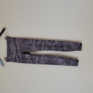 Lululemon Wunder Under Gray Multicolor Leggings Size 2